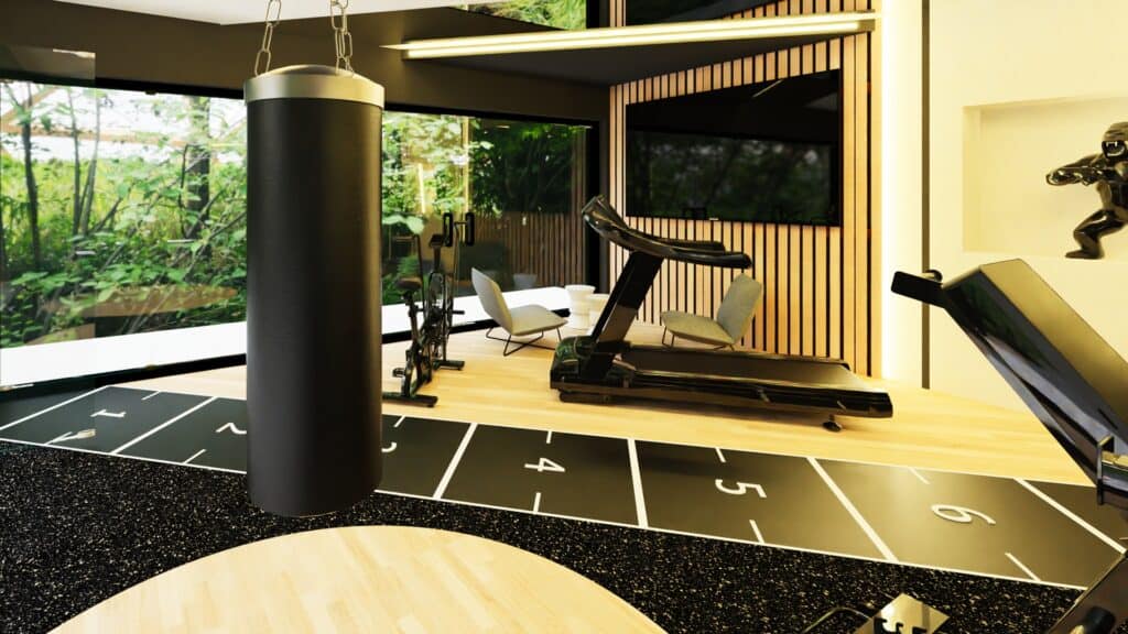 salle de sport de luxe architecte d'intérieur STUDIO LO DESIGN