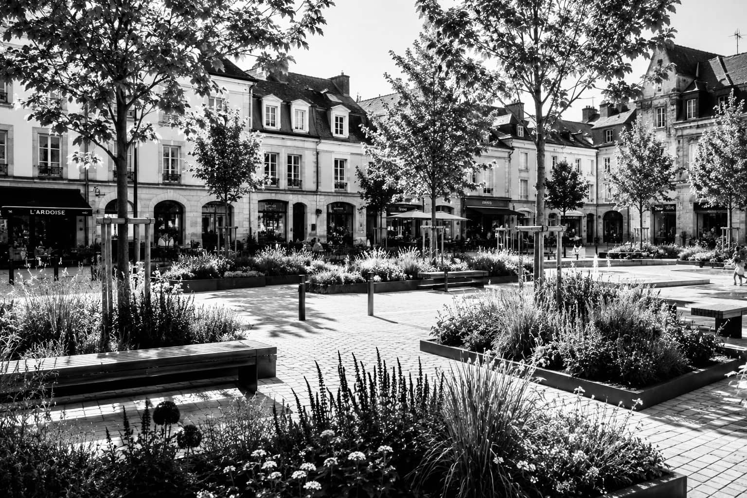 Architecture paysagère au Mans - espace extérieur conçu par STUDIO LO DESIGN